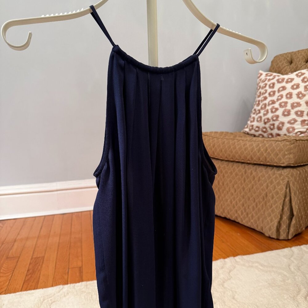 Navy Joie Sleeveless Blouse